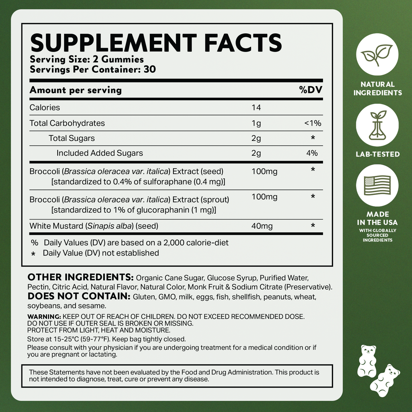 NEUROBROCCSULFORAPHANE GUMMIES